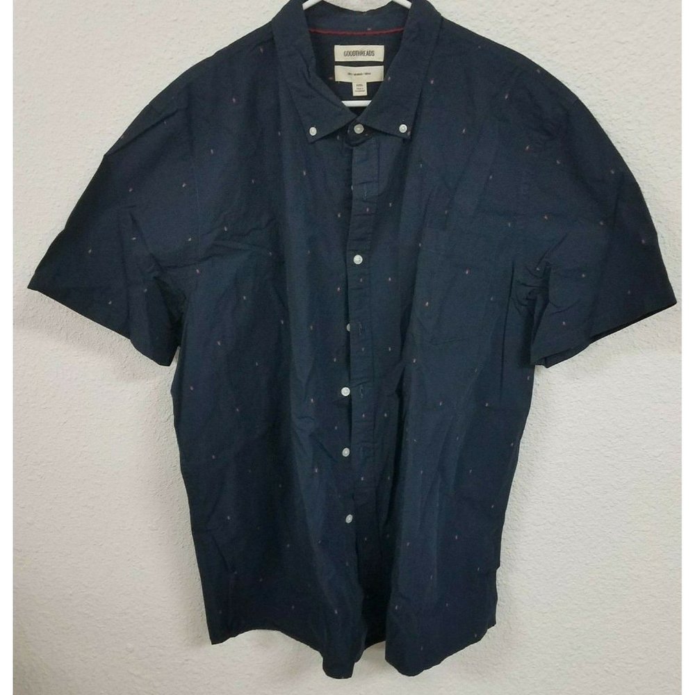 Goodthreads Men's Slim-Fit Short-Sleeve Printed Po